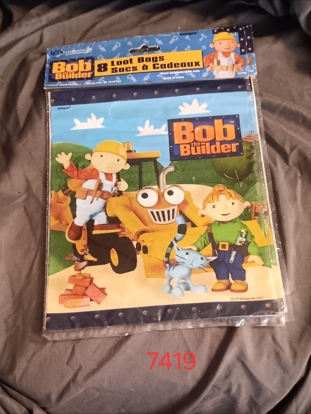 Bob The Builder Birthday Party Loot Bags
